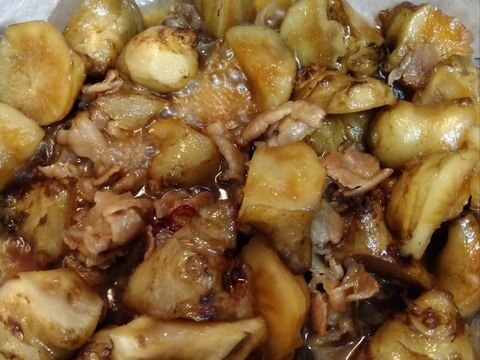 菊芋(イヌリン含有食材)の甘辛煮
